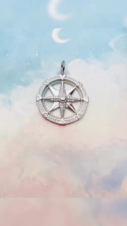 Wheel Star Pendant Fine Glam 925 Sterling Silver Jewelry Europe Accessories Soul Trendy Gift For Woman Men