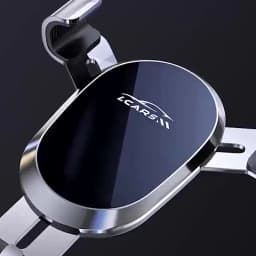 Lcars Car Phone Holder, Universal Gravity Mount for Vehicles, Anti-Shake Vacuum Suction Cup Adhesive Reinforced Holder, Dedicated Phone Holder for Dashboard Navigation and Entertainment, Suitable for Smartphones