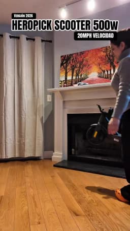 Electric Scooter Max Speed 20 Mph, 1000W, 10" Tubeless Tires, 40 Max Miles Range Folding E-Scooter APP Smart Support Family Use
