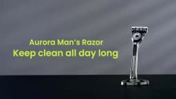 Gillette Labs Razor Aurora Series Flexdisc Manual Safety Shaver Shaving Machine 2pcs 5-Layer Blade Refills with Magnetic Stand