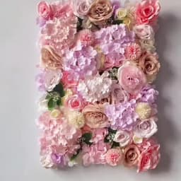 Pink Silk Rose Flower Wall Artificial Flower For Wedding Decoration BabyShow Party Birthday Gift Home Backdrop Decor