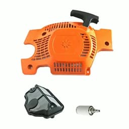Backlash Pull Starter and Air Fuel Filter Kit Compatible with For HS 36 41 136 137 141 142 for Outdoor Equipment