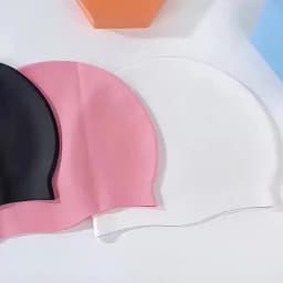 Swimming Cap Silicone Waterproof Swim Hat for Men Women Adult Kids Pool Caps Diving Swimming Equipment Elastic Caps