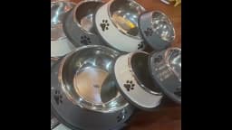 1PC Stainless Steel Pet Bowl Cat Bowl Dog Food Bowl Multi-Specification Anti-fall Food Bowl Food Bowl Feeding Pet Supplies