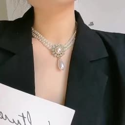 Luxury Vintage Three-layer Pearl Collar Choker, 2024 New In Trend Jewelry Fashion Woman's Choker Necklace on the Neck Party Gift