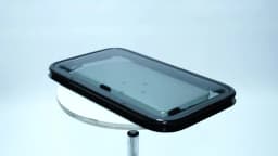 700 x 400 mm Caravan Side Window,Camper Motorhome Window, Push Up, Hinged Window with Blackout Glass and Insect Protection