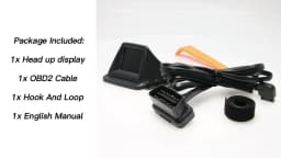 OBD2+GPS HUD P8 Speedometer On-board Computer Head Up Display Car Tachometer RPM Turbo BOOST Oil Pressure RPM Water Temp