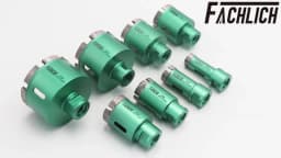 FACHICH 1pc M14 Dia20/25/35/40/45/50/68/75mm Welded Drill Core Bits Wet Drilling Marble Tile Ceramic Crowns Masonry Hole Saw