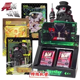 SCP Foundation Collection Card Paper Games Children Anime Table Playing Game Kaarten Board Trading Cards