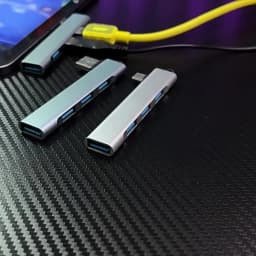 KEBIDUMEI 4 Port USB 3.0 Hub Type C to PD 60W USB 3.0 2.0 Hub OTG Adapter USB C Docking Station USB Splitter For Tablet Macbook