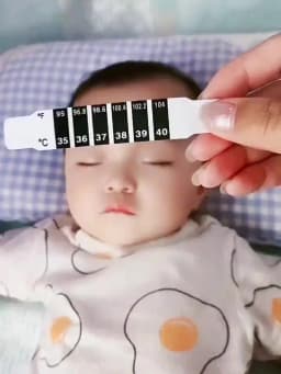 10/20Pcs Forehead Head Strip Thermometer Water Milk Thermometer Fever Body Baby Child Kid Test Temperature Sticker Baby Care