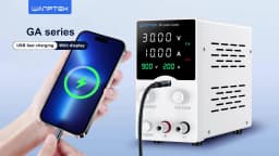Wanptek Laboratory Power Supply 30V 5A 30V 10A 60V 5A 120V 3A Encoder Adjustment with USB Fast Charging Lab DC Power Supply