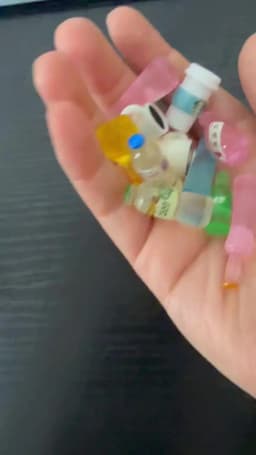 10pcs Cute 1:12 Simulation Mini Milk Bottle Feeding Bottles Miniature Baby Bottle DIY Dollhouse Miniature Accessories