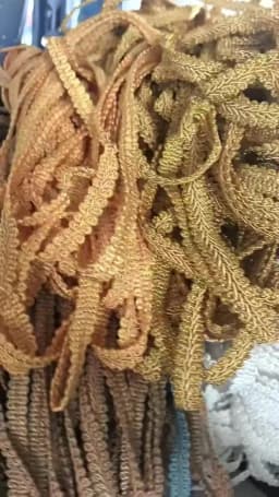 2/4yards 12mm Polyester Lace Trimming Ribbon Centipede Braided Curve Lace Sewing Clothes DIY Craft Wedding Accessories
