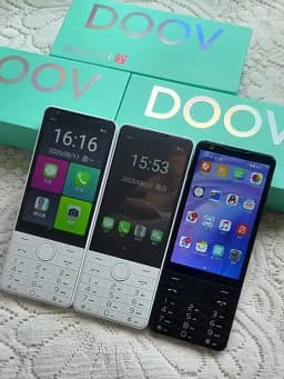 DOOV R70 4G Smart Touch Screen Keypad Mobile Phone without Camera 4.0 Inch 6GB+128GB 2120mAh Android 14 Whatsapp Hebrew keyboard