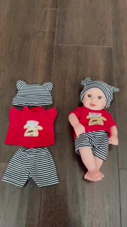 Baby Clothes for doll Fit 30 cm New Born doll Accessories Fashion Sweater Dresses Coat doll Clothes for Girls DIY Toys Gift