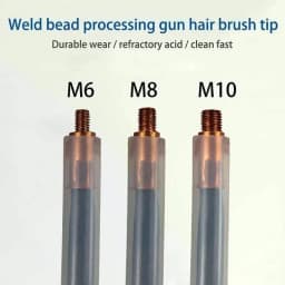 Pickling TIG WIG MIG MAG Brush M6 M8 M10 Cover Cleaning Tool Weld Cleaner Weldseam Carbon Fiber Brush/Acid Scrubbing Brush