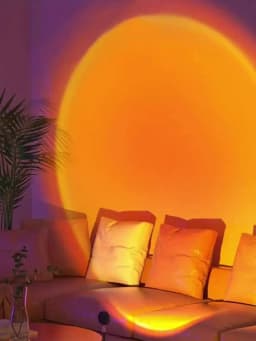 USB-Powered Sunset Projection Light, 16 Color Options, 360° Rotating Night Light with Remote Control, Perfect for Bedroom, Party