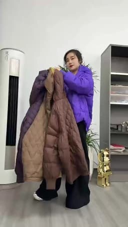 Schinteon Women Light White Duck Down Jacket Casual Loose Over Size Autumn Winter Outwear with Hood Coat 2024 New