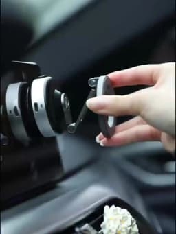 X93 Magnetic Phone Holder Rotating Folding Electric Vacuum Suction Mag Stand For Car Navigation Gym Kitchen Streaming Bracket