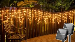 3.5M/7.5M 160Leds Solar Icicle String Lights Indoor Outdoor Waterproof Christmas Decor Light Yard Garden Party Curtain Light