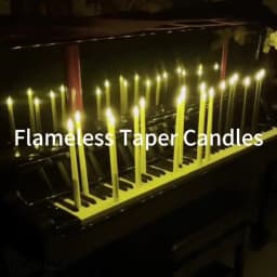 3/6Pcs LED Flameless Electronic Candles Battery Powered Taper Long Candle Light for Party Wedding Home Decoration Flashing Lamp