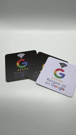 Big Review Us on Google Reviews 13.56MHz Programmable Waterproof NFC Tap Card NT/AG213 144bytes NFC-Enabled Google Reviews Cards