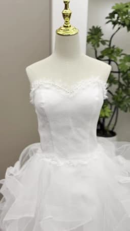 Vestido De Noiva 2026 New Front Short Long Back Strapless Wedding Dress Sweet Bride Dress With Train Custom Made Wedding Gown Cu