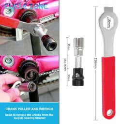Bicycle Crank Removal Tool Bike Crankset Puller Pedal Wrench MTB Bike Crankset Pedal Crank Pull Bolt Remover Cycling Repair Tool