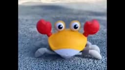 Fun Crab Toy Children Crawling Avoiding Obstacles Electronic Pet With Music Baby Walking Toy Without Battery