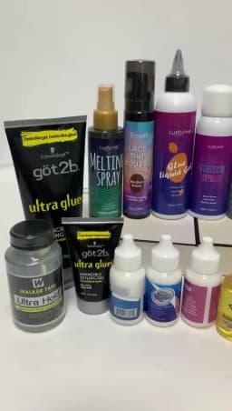 Wig Installation Kit Set Adhesive Bold Glue Remover Wax Stick Walker Tape Ultra Hold Glue Got 2b Glue Spray for Hair Extension
