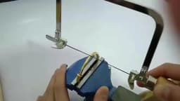 PHYHOO Jewelers Saw Frame Adjustable with 12 Blades Professional Jewelry Making Kit for Precision Cutting