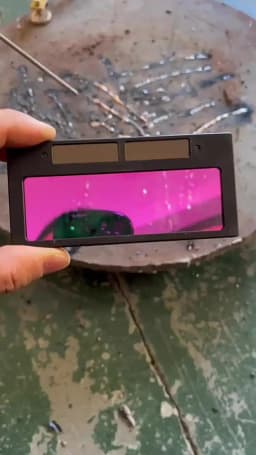 Auto Darkening Welding Lens Solar Powered Welding Helmet Goggles Welder Mask Glass