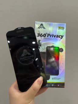 3pcs 360° Privacy ESD Tempered Glass ANTI STATIC Screen Protector Film For iPhone Duo 18 Pro Max 17 Air 17E 16 Plus 15 14 13