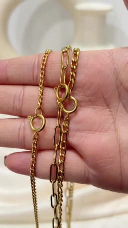 Pendant Chain 40cm-60cm- Create Personalized Necklace, Hypoallergenic Waterproof Stainless Steel Necklace for Women Everyday