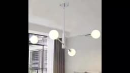 2/4/8 Heads Vintage Sputnik Ceiling Chandelier Lighting Ceiling Lamp for Bedroom Kitchen Living Room Pendant Light Fixture E27