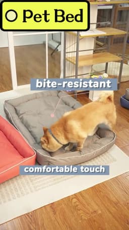 Elastic Large Dog Sleeping Bed Mat Comfortable Thickened Square Medium Dog Bed Soft Bite-resistant Puppy Sofa Mat