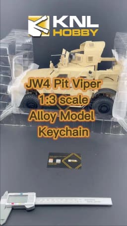 KNL HOBBY MODEL JW4 Pit Viper Pistol Model Gun Model 1/3 Keychain TTI Taran Tactical Inn Fidget Toy