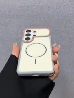 Luxury Dual Tone Matte Phone Case For Samsung Galaxy S26 S25 S24 S23 Ultra Plus For Magsafe Wireless Charge Cover