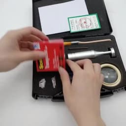 QFH-A Manual Cross Adhesion Tester Cross-Cut Tester 1MM/2MM/3MM Blades With Magnifier