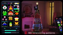 New Christmas Gift - Smart Christmas Tree Lights, 6/7FT 400LED Fairy Light for Indoor Outdoor Waterproof,Holiday Home Decor
