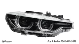 AKD Car Lights for BMW F30 LED Headlight Projector Lens 2012-2019 F31 F35 3 Series 320i 325i DRL AngelEye Automotive Accessories