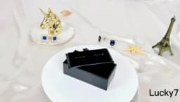 Free Shipping Cufflinks Black Jewelry Storage Manager Case Cuff links Display Box Holder Classic Fashion Gift Box Menswear