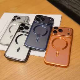 Luxury Matte Plating for Magsafe Case for iPhone 18 17 Pro Max 16 15 Hard Shockproof Lens Film Translucent Cover for iPhone Air