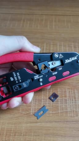 xintylink spare Blades replace Cable Stripper Cutter Hi-Speed Steel for RED rj45 pliers crimper Stripping Cutting Tools