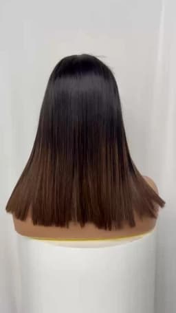 300% 2x6 HD Lace 1BT4 Chocolate Brown Bone Straight Bob Wigs 16A Double Drawn Raw Vietnamese Virgin Human Hair Wigs for Women