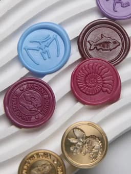 Sealing Wax Seal Stamp Oval Daisies Snowflake Bridge Plant Pattern Gift DIY Scrapbooking Supplies Handbook Brass Craft Stamps