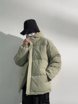 8XL Winter Men's Parkas Solid Premium Hooded Puffer Plus Size Loose Fit Coat Warm Padded Cotton Outerwear Thick Jacket