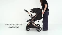 Hibobi Cirro / Aurora Baby Stroller, Foldable Compact Stroller with Large Canopy, 7.9kg/9.5kg One-Hand Easy Fold