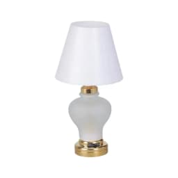 1:12 Scale Dollhouse Mini Table Lamp Modern Furniture Model Miniature Bedside Reading Lamp Toys Doll House Room Light Decor